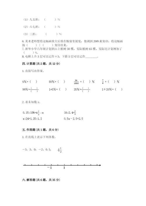 小学六年级下册数学期末卷加答案解析.docx