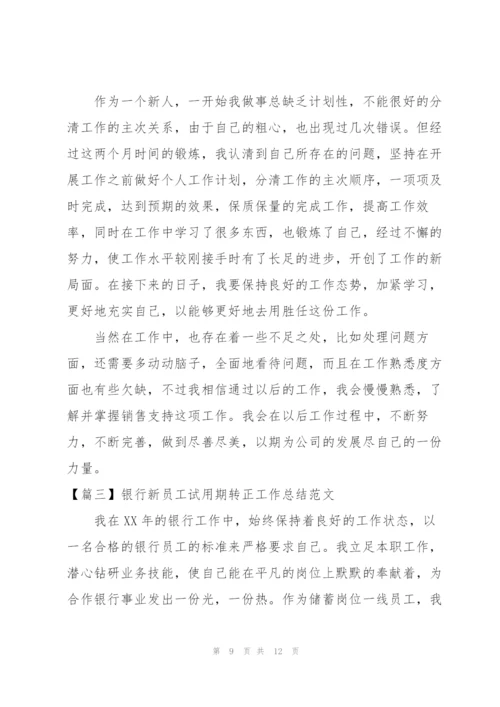 银行新员工试用期转正工作总结范文.docx