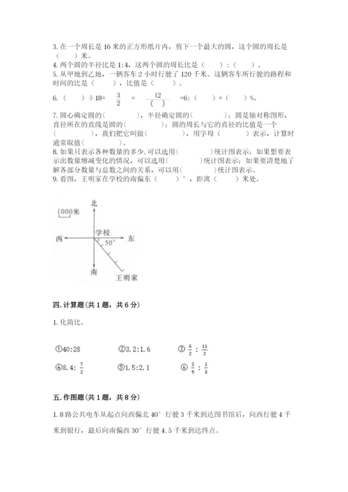 小学数学六年级上册期末考试试卷附参考答案【达标题】.docx