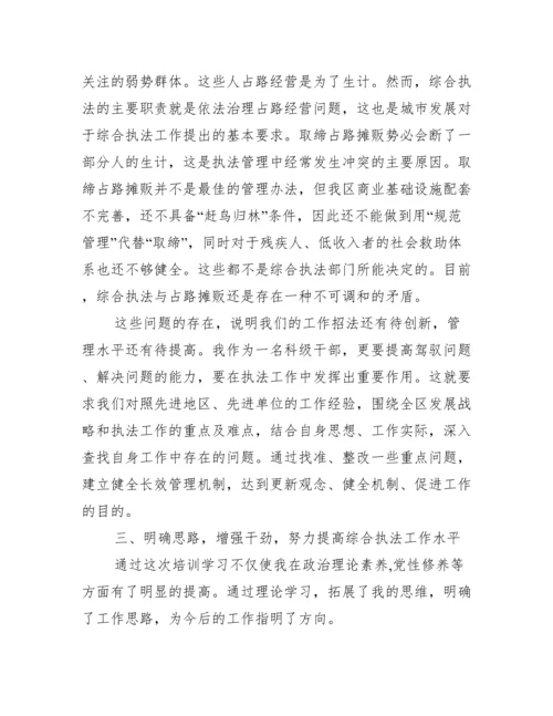 关于行政执法心得体会【十二篇】.docx