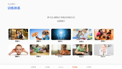 橙色早期全脑儿童教育项目说明会PPT案例