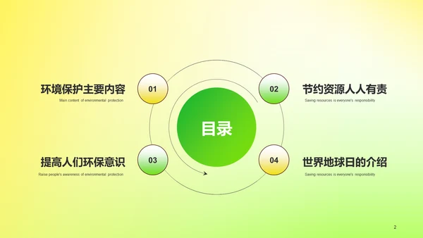 绿色插画保护环境主题教育