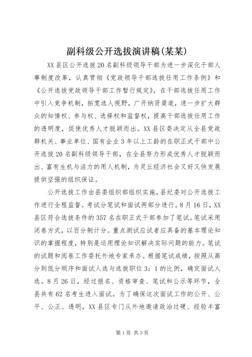 副科级公开选拔演讲稿(某某) (2).docx