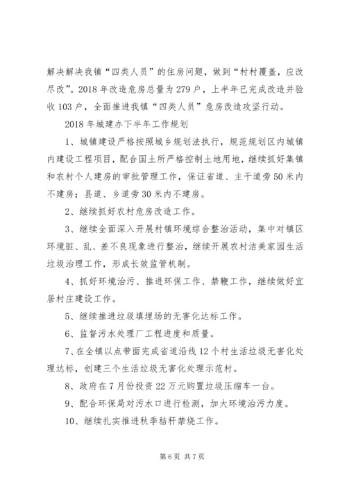 乡镇政府城建办工作计划.docx