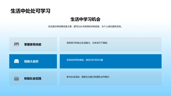 班会学习报告PPT模板