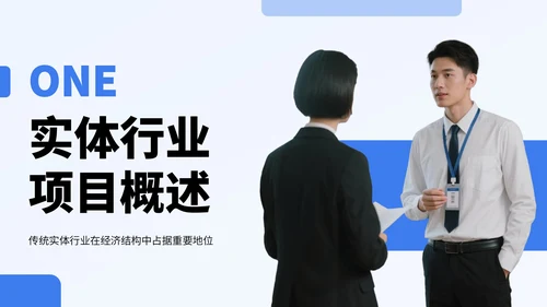 蓝色商务风实体行业商业计划书