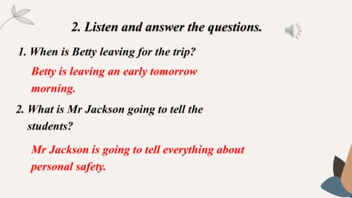 Module4 Rules and suggestion Unit 1 You must be ca