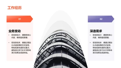 工作经历-工作经历PPT