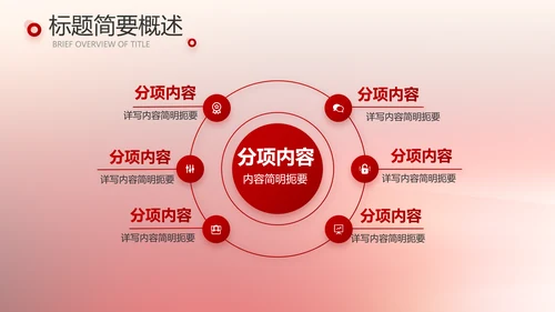 红色八一军事部队听党指挥工作总结汇报动态PPT