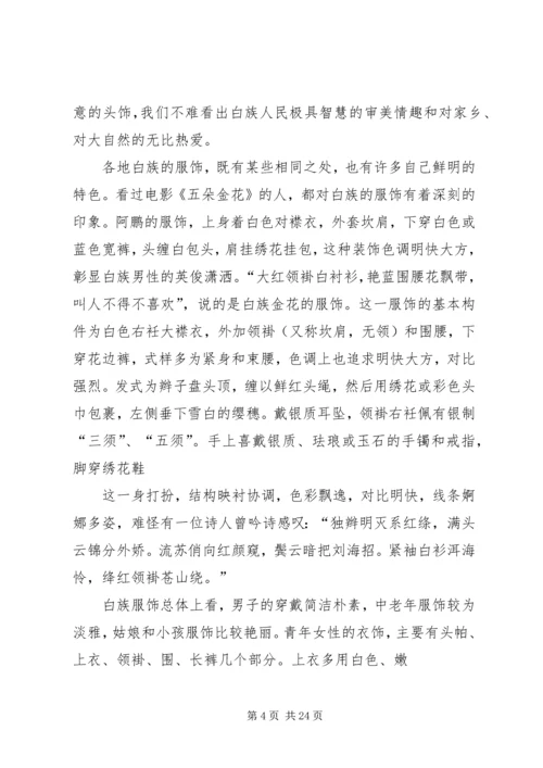 云南白族调研报告.docx
