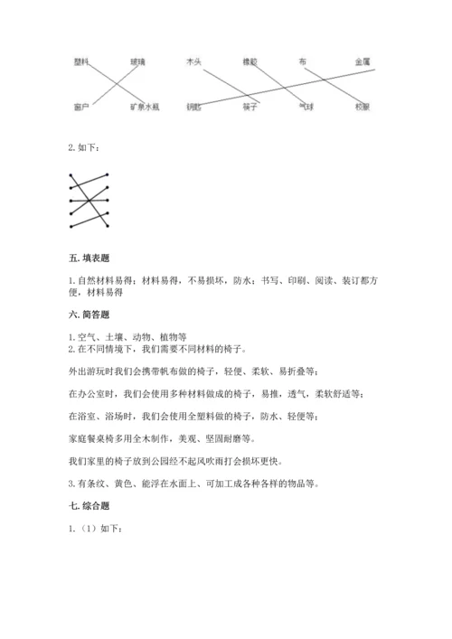 教科版科学二年级上册《期末测试卷》带答案（培优b卷）.docx