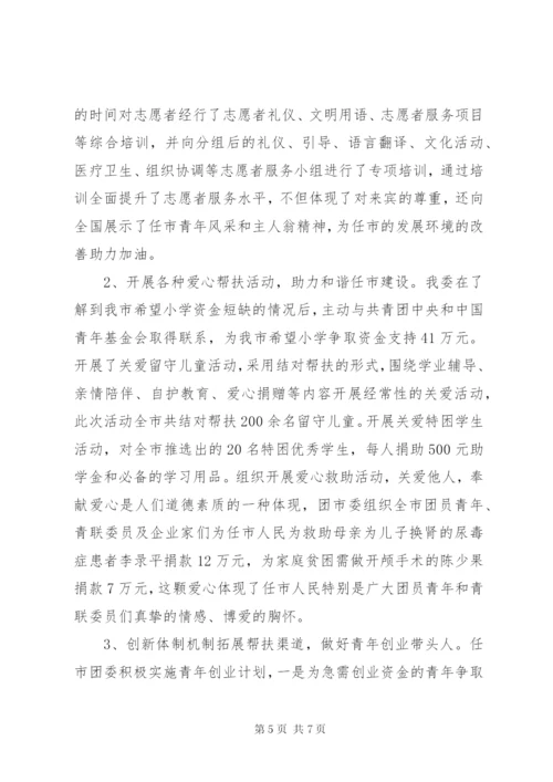 某年团委书记述职述廉报告范文.docx