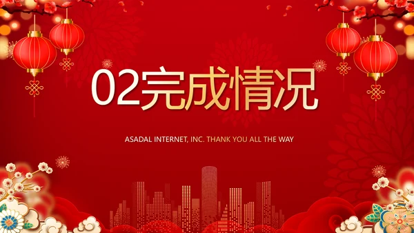 街道年末联欢会2022年终总结新年计划PPT