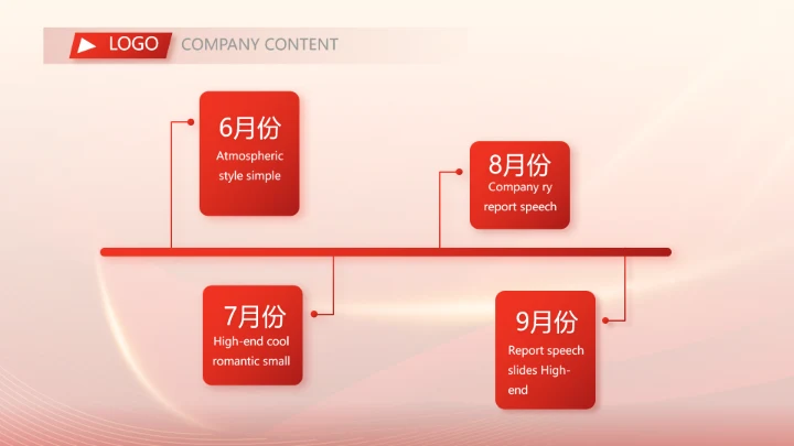 红色大气市场考察指导动态PPT模板