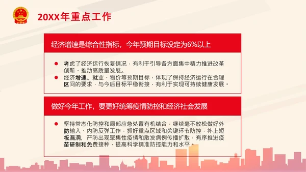 全国两会政府工作报告要点解读PPT