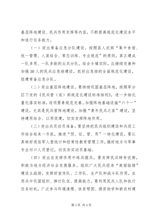 镇民兵整组工作实施方案.docx