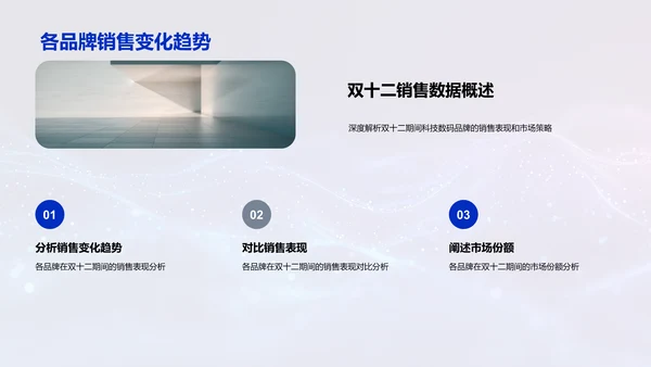 双十二科技销售研究PPT模板