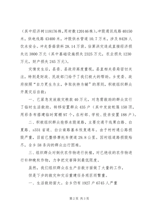 联合苗族乡人民政府关于冰雪灾害受灾情况汇报 (4).docx