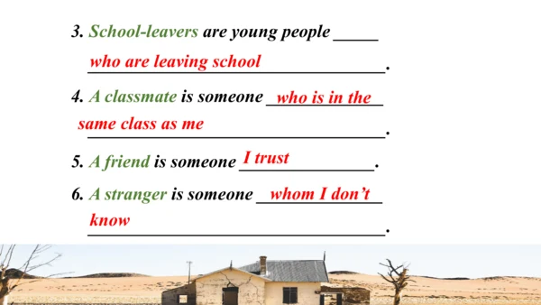 Module 8 My  future  life Unit 3 Language in use  