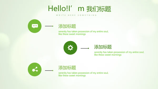 绿色清新芦荟面膜动态PPT