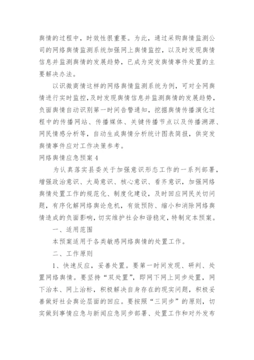 网络舆情应急预案.docx