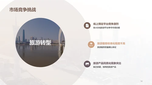 黄色现代广州旅游研究报告PPT模板