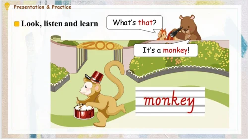 Unit 4 We love animals B Let's learn & Let's do 课件