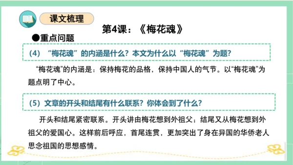 统编版五年级语文下册同步高效课堂系列第一单元（复习课件）