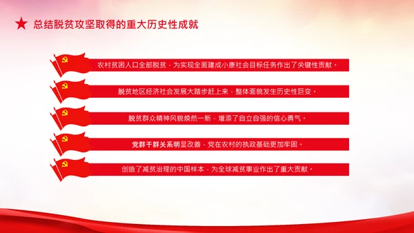 学习在全国脱贫攻坚总结表彰大会上的讲话PPT