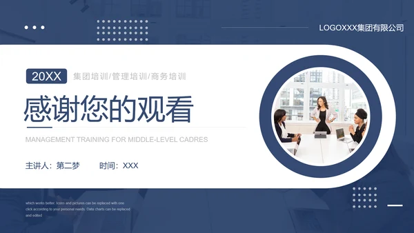 中层管理干部培训PPT模板