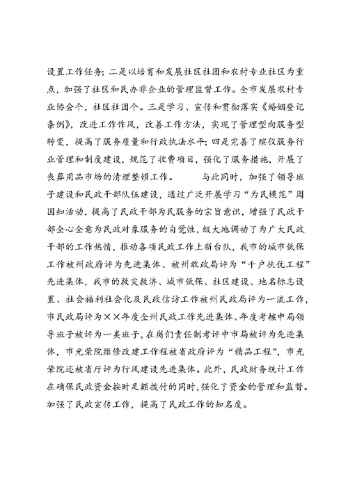 民政局年终总结 (3)