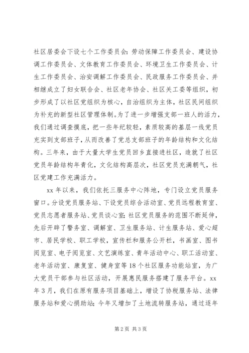 社区党总支三年工作情况汇报_1 (2).docx