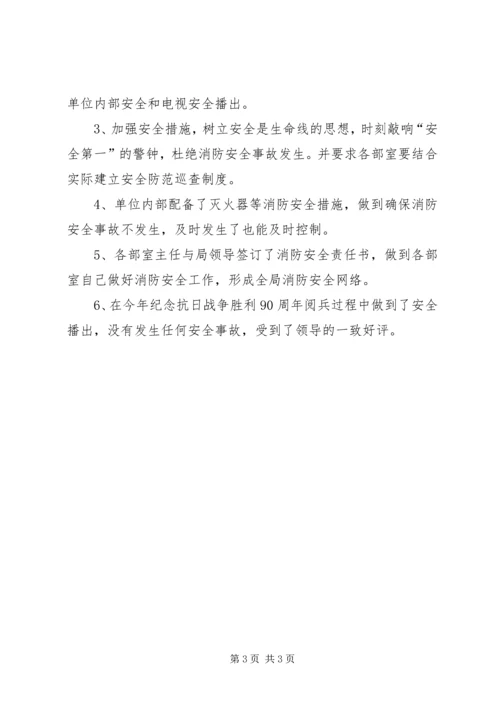 乡镇广播电视局年度消防安全工作总结.docx