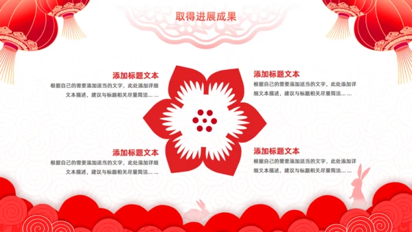 擂鼓春节风新年工作计划大鼓通用PPT模板