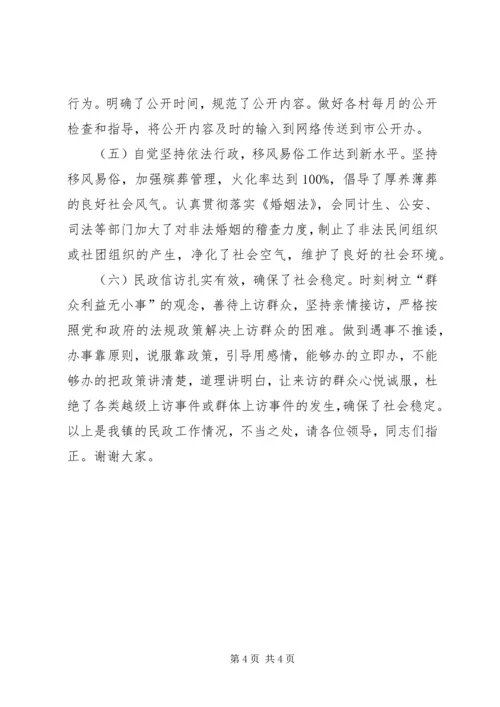 乡镇基层民政工作总结.docx