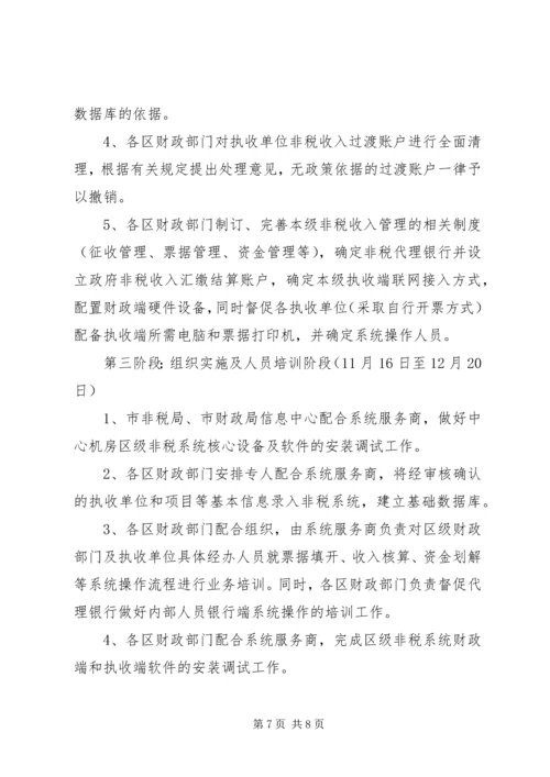 财政局信息系统工作方案.docx