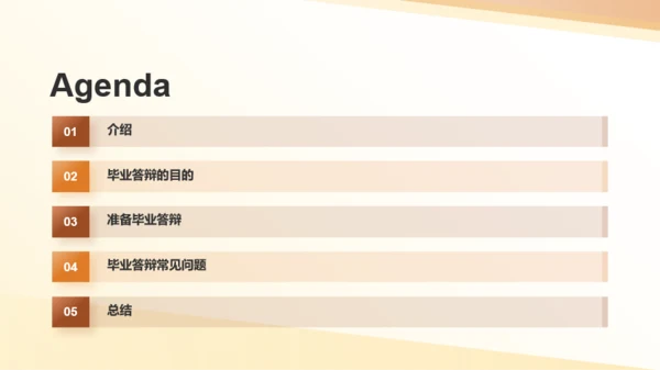 橙色现代商务毕业答辩技巧PPT模板