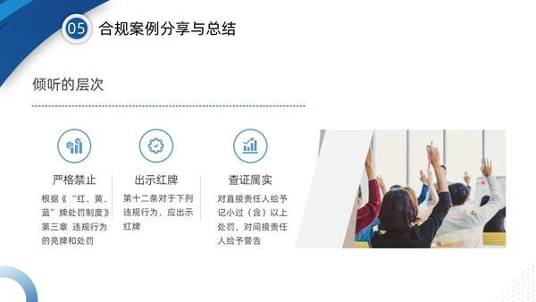 蓝色企业制度培训合规制度培训PPT模板企业培训