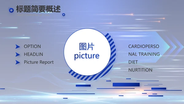 蓝色大气科技项目进度计划PPT