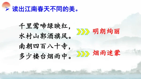 18 古诗三首（江南春） 第二课时   课件