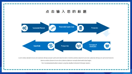 蓝色未来科技风区块链通用PPT模板