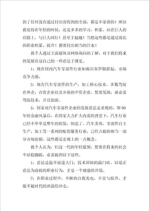 个人入职申请表模板