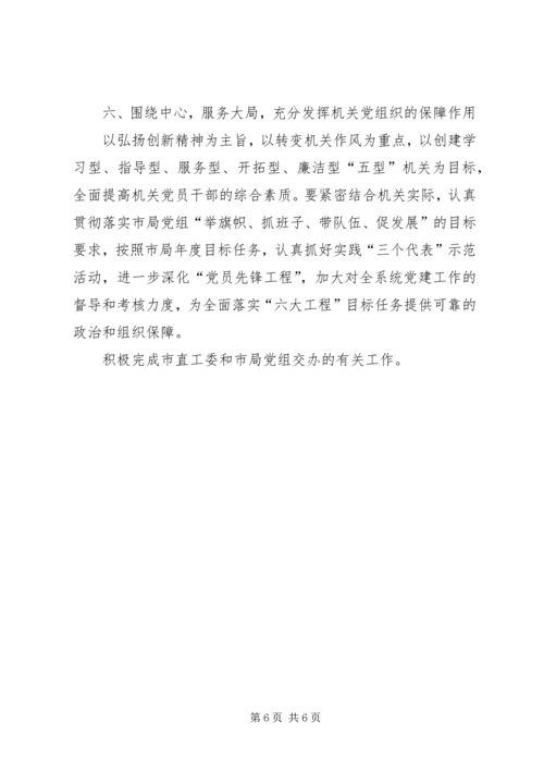 市工商局机关党建工作要点 (4).docx