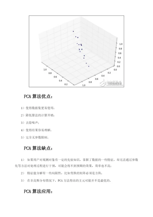 深入了解一下十大经典机器学习算法之一：PCA算法.docx