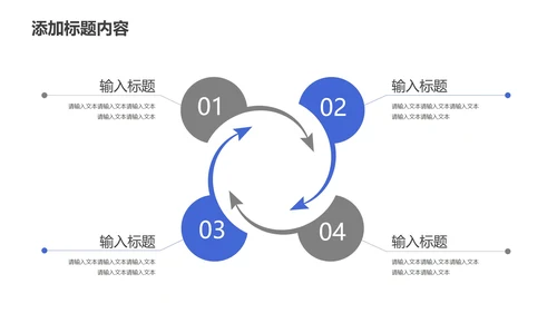 白色简约商务总结汇报PPT模板