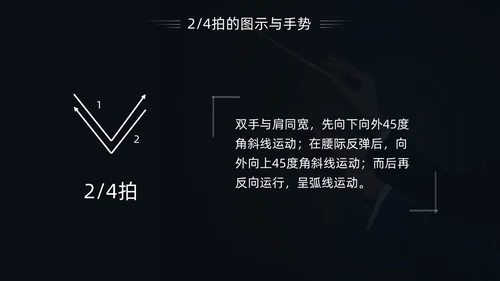 简约黑白怎样指挥唱歌PPT模板宣传PPT动态PPT