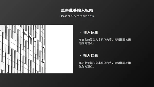 黑白工作总结汇报ppt模板