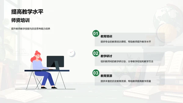 历史教育新实践PPT模板