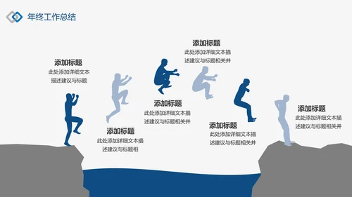 潘通蓝2021商务工作总结工作计划述职报告通用动态PPT模板