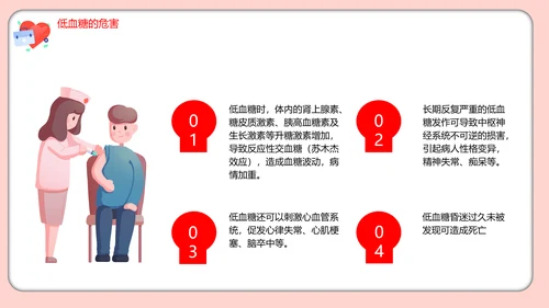 医疗培训低血糖休克护理查房医药箱通用PPT模板